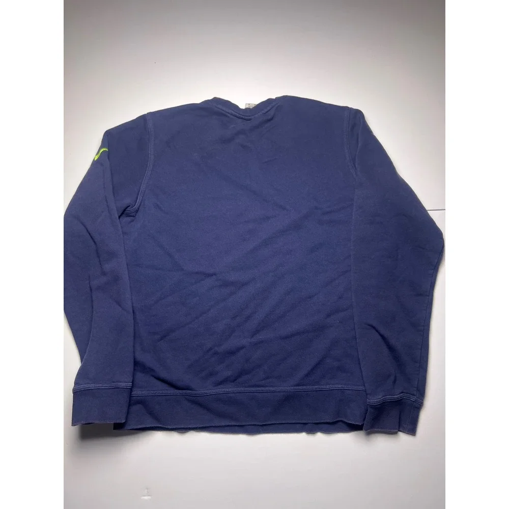 Nike Seattle Seahawks Sweatshirt Mens Medium Navy Blue NFL Crew Neck Pullover